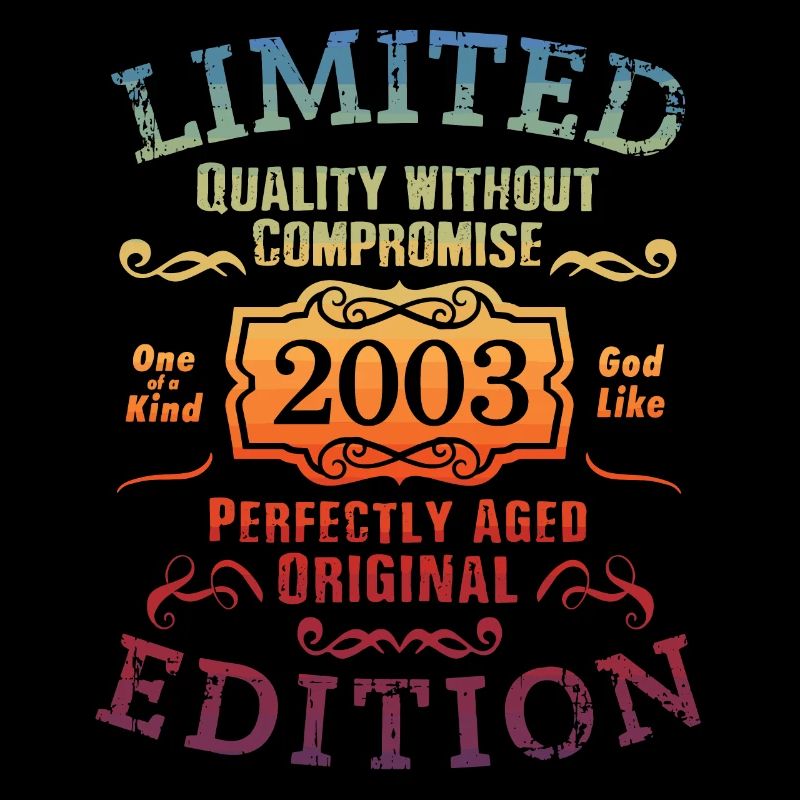 Geburtstag 2003 Limited Edition Geschenk Used Cool