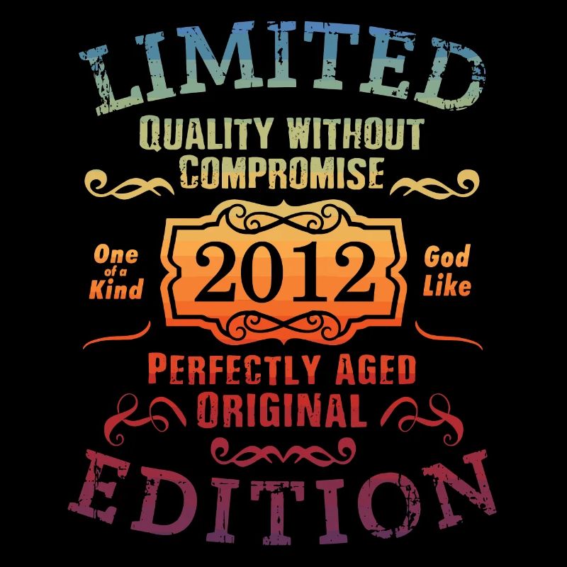 Geburtstag 2012 Limited Edition Geschenk Used Cool