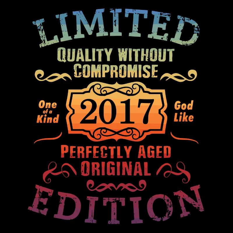 Anniversaire 2017 Édition Limitée Cadeau Occasion Cool