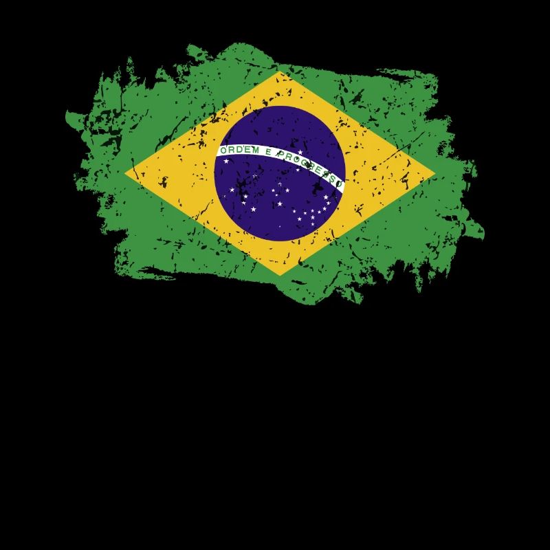 Drapeau du Brésil Grunge Drapeau du Brésil