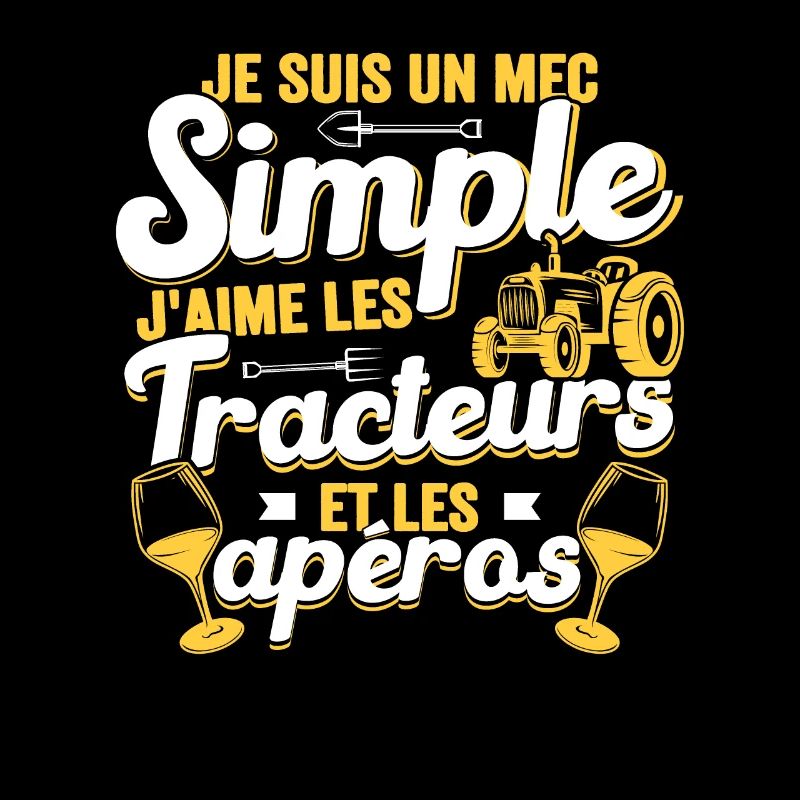 Mec Simple Qui Aime Les Tracteurs Et Les Apéros