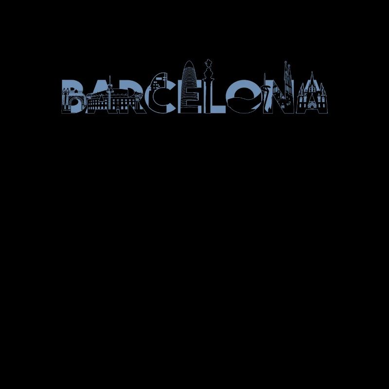 Barcelona Skyline Tshirt
