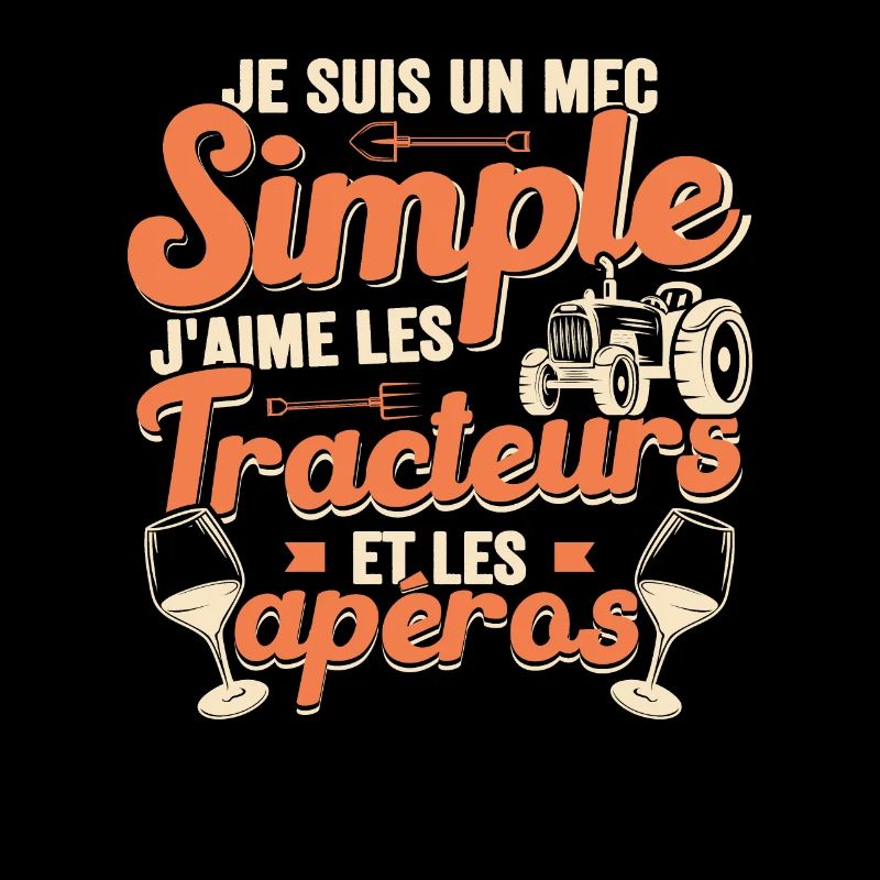 Mec Simple Qui Aime Les Tracteurs Et Les Apéros