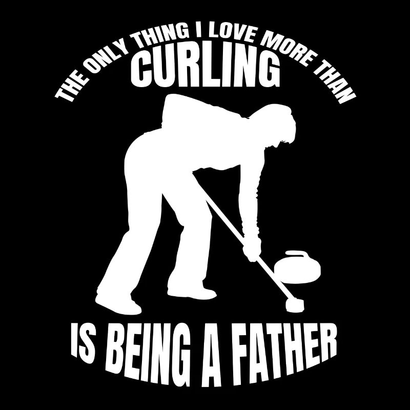 Curling Stone Père Curl Dad Curler Curling Stone