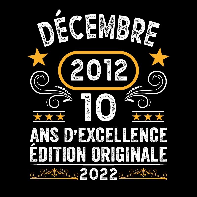 Anniversaire Vintage Idée Cadeau Décembre 2012 10