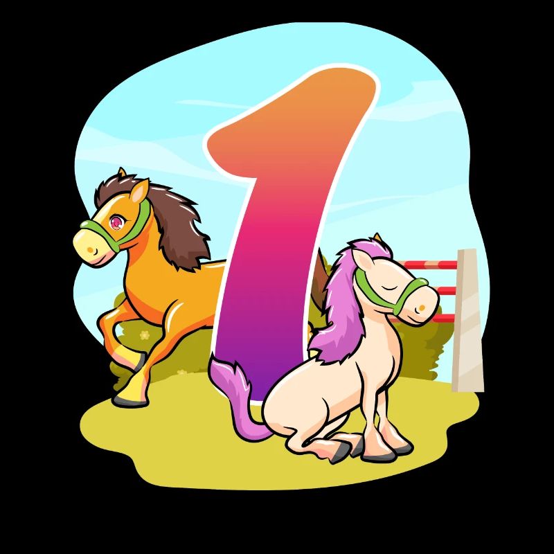 1. Geburtstag Reiten Pferd-themed One Party