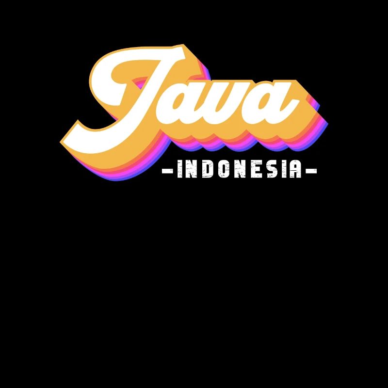 Vintage Urlaub Reise Indonesien Java