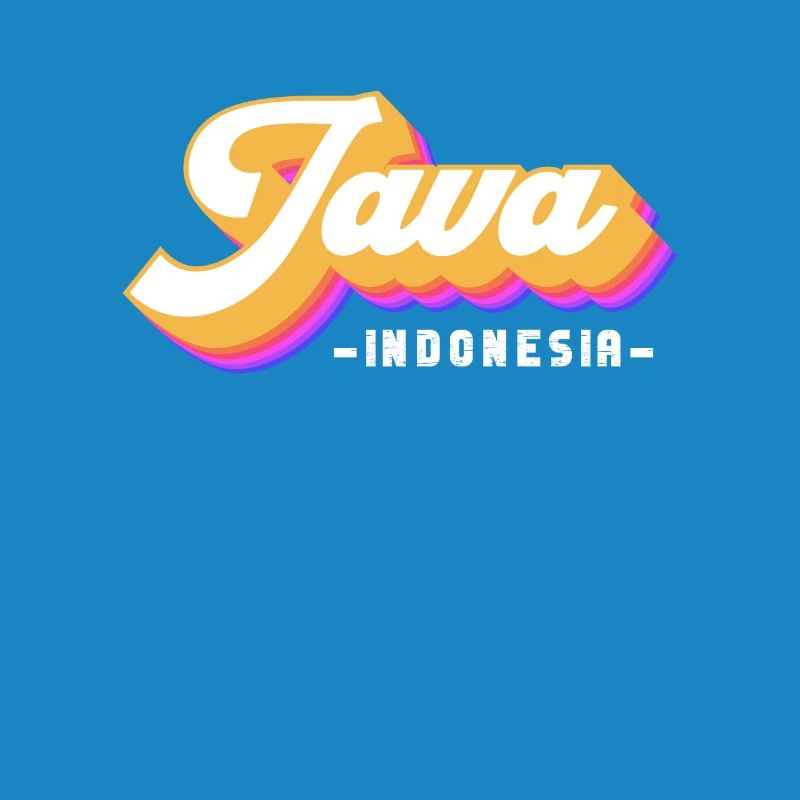 Vintage Holiday Trip Indonesia Java