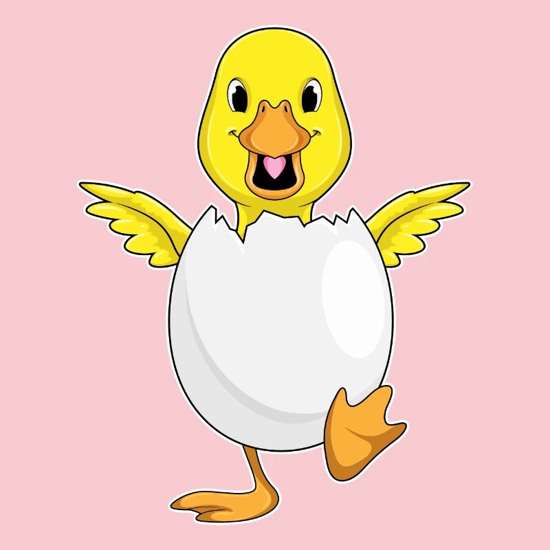 Duck with egg