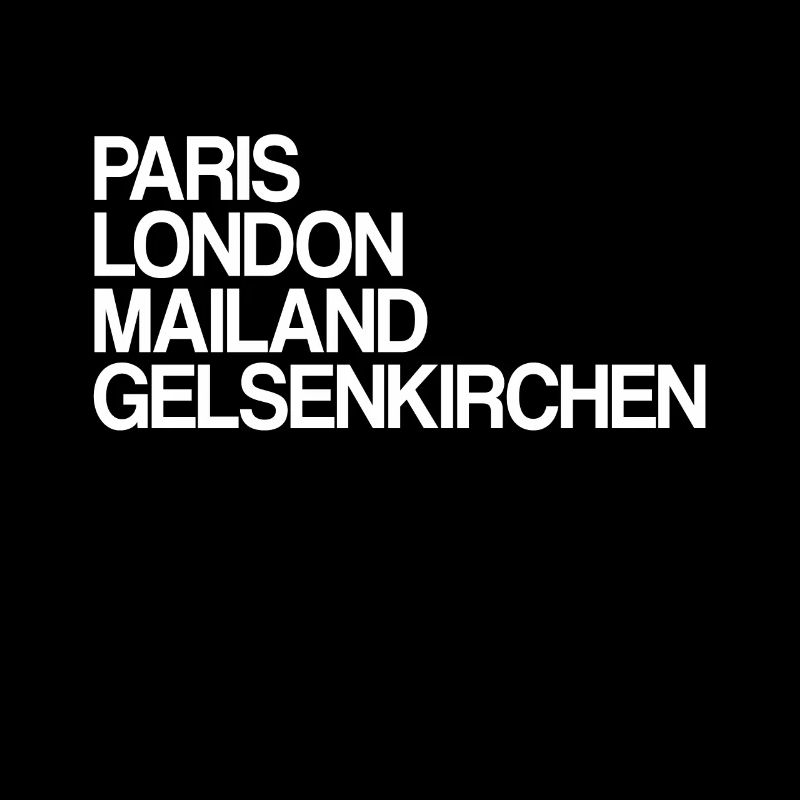 Gelsenkirchen Paris London Mailand Gelsenkirchener