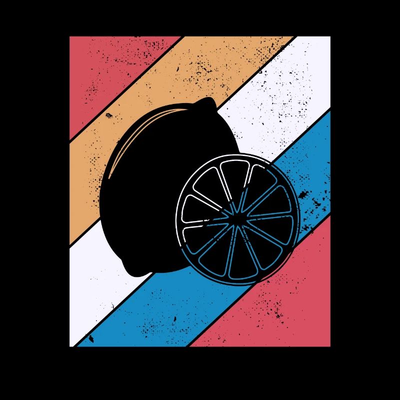 Lemon Fruit Lover Retro Lemonade Idée cadeau