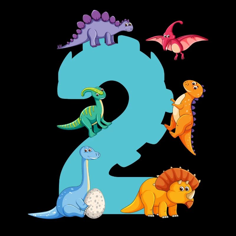 2. Geburtstag | Dinosaurier Geburtstag Shirt |
