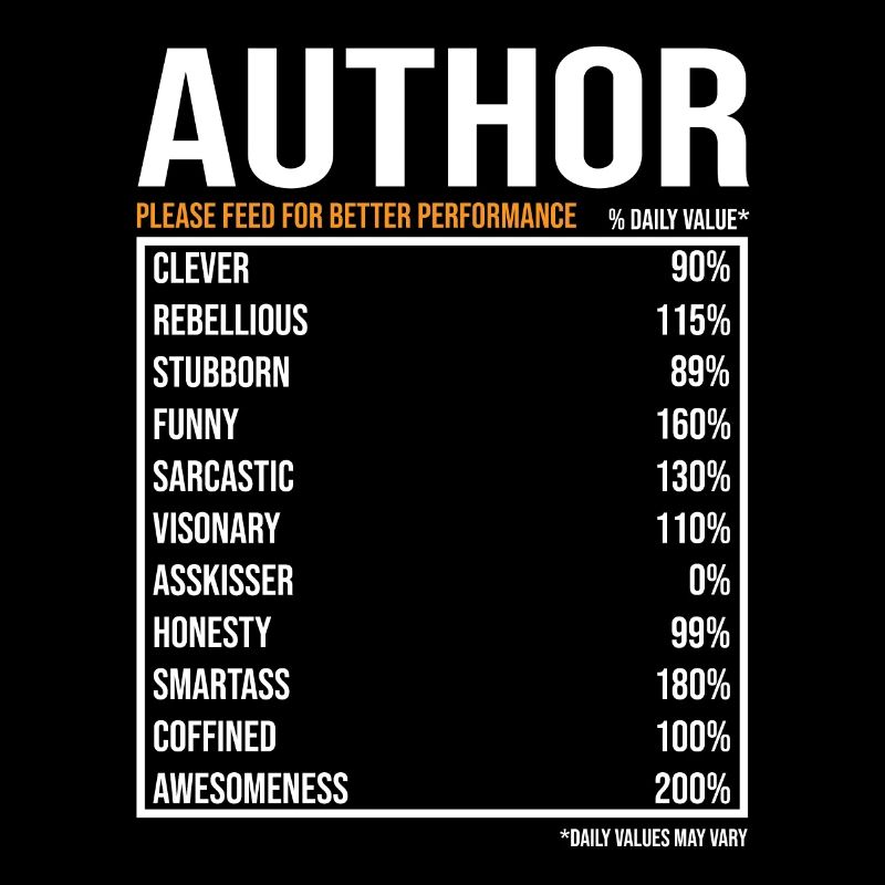 Author Of the Day Funny Author