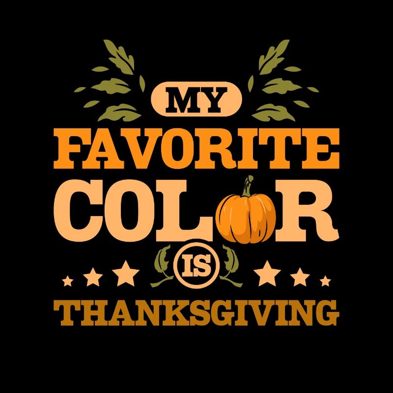 Ma couleur préférée est Thanksgiving