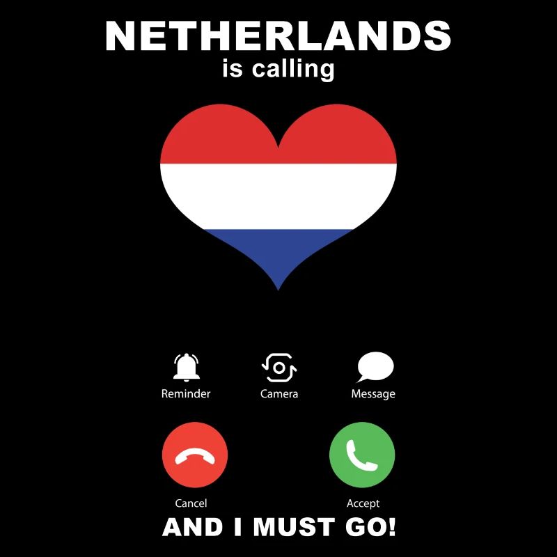 Netherlands is calling Netherlands Heart Souvenir