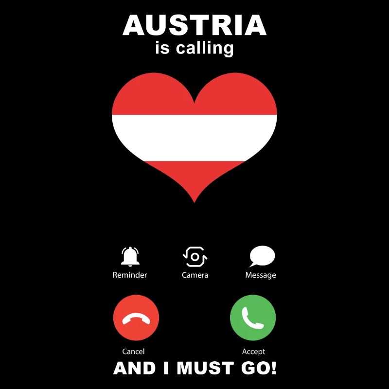 Austria is calling Austria Heart Souvenir