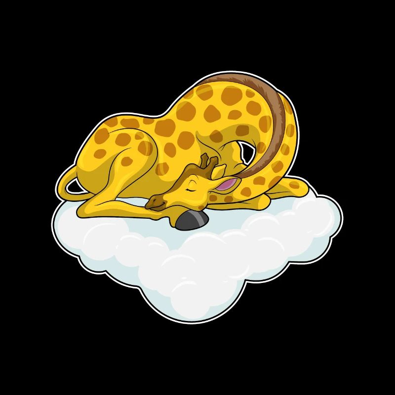 Giraffe auf Wolken