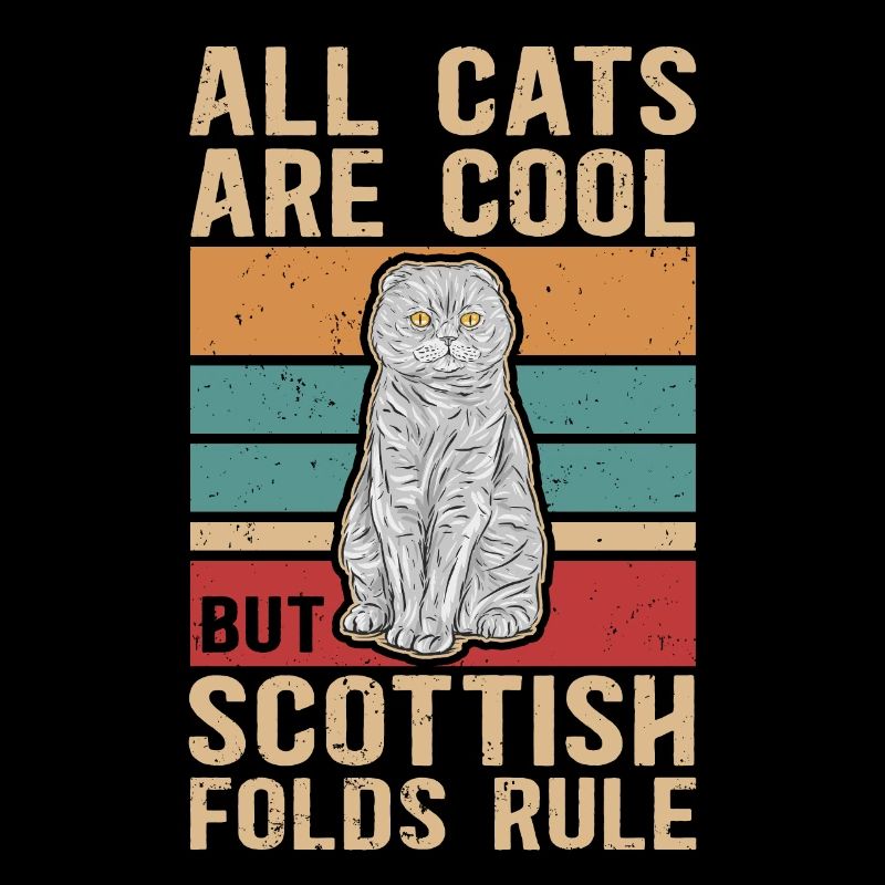 | écossaise pour chat à oreille pliante Cadeau Scottish Fold