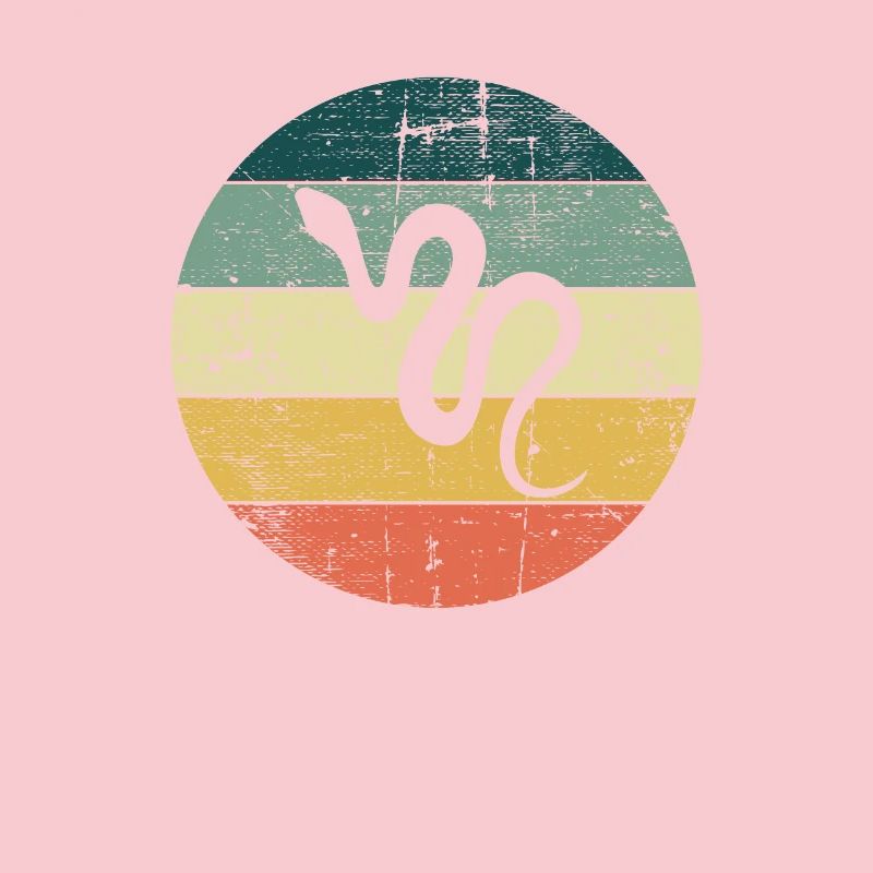 Snake Retro Reptile Python Idée cadeau