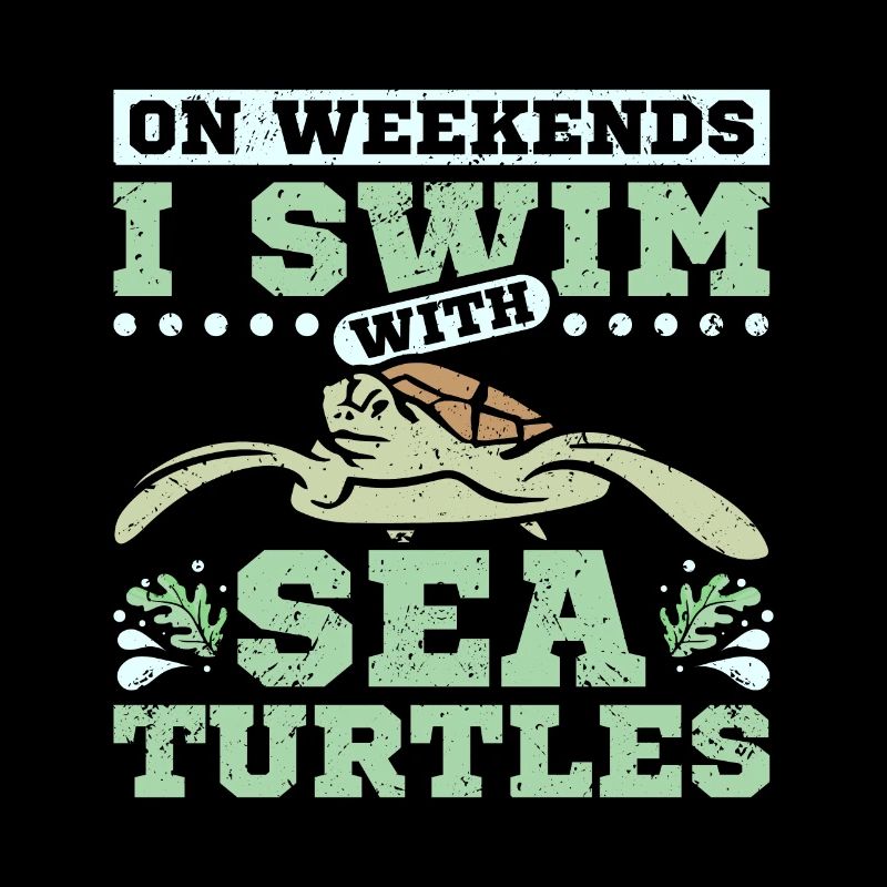 Je nage avec les tortues de mer