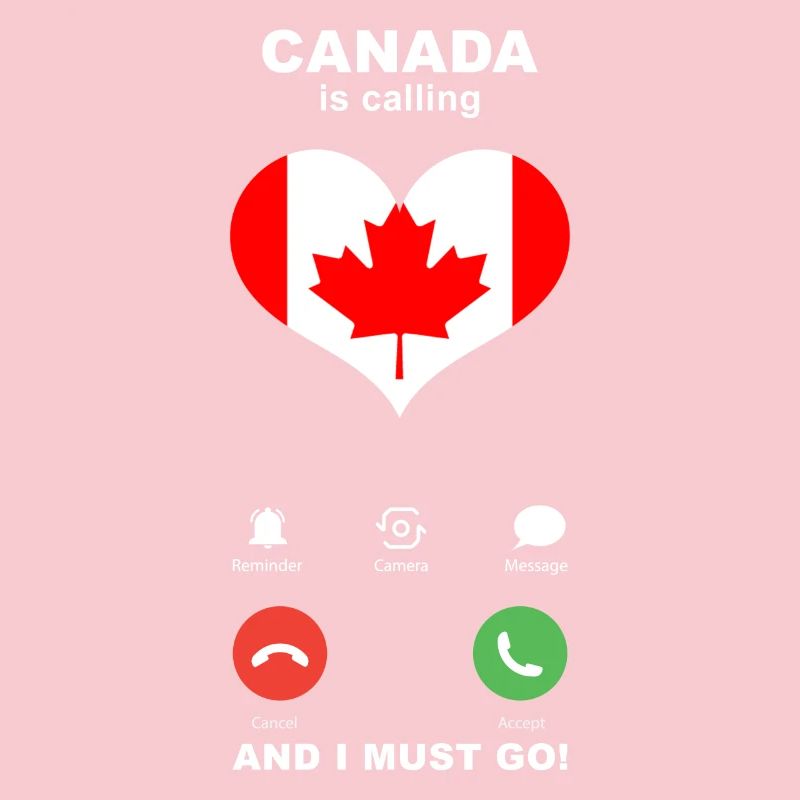 Canada is calling Canada Heart Souvenir