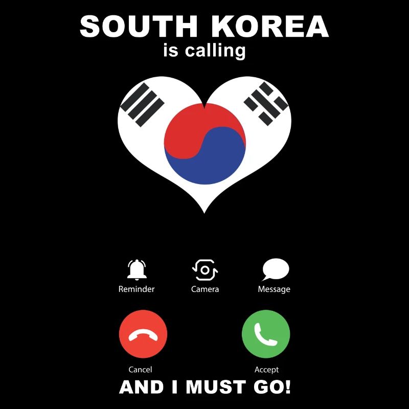 La Corée du Sud appelle South Korea Heart Souvenir