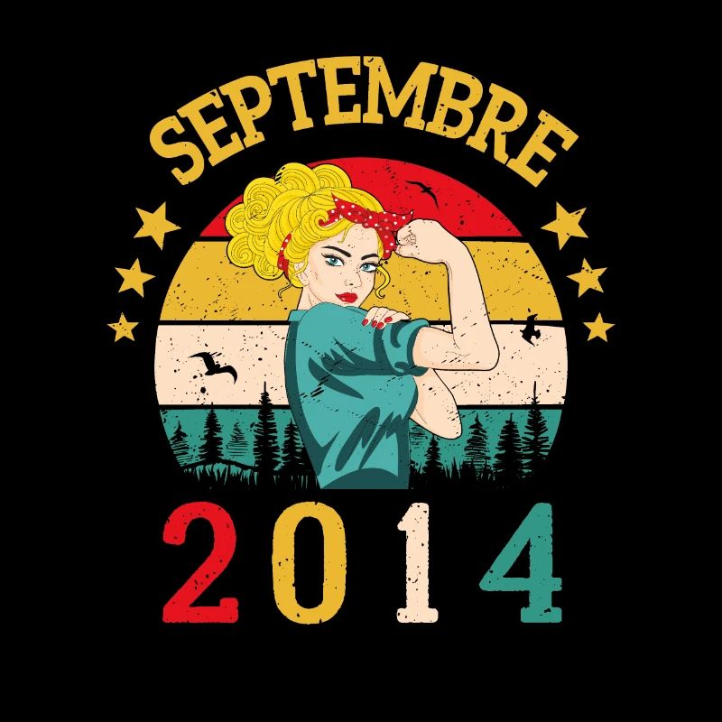 Septembre 2014 Anniversaire Vintage Idée Cadeau