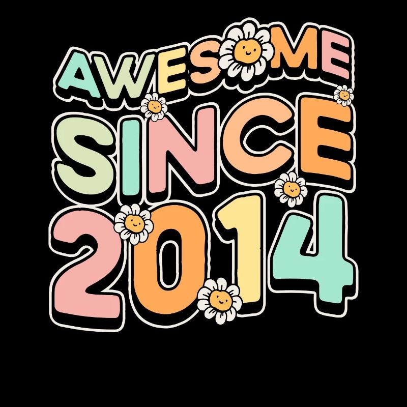 Fantastic Since 2014 flower theme