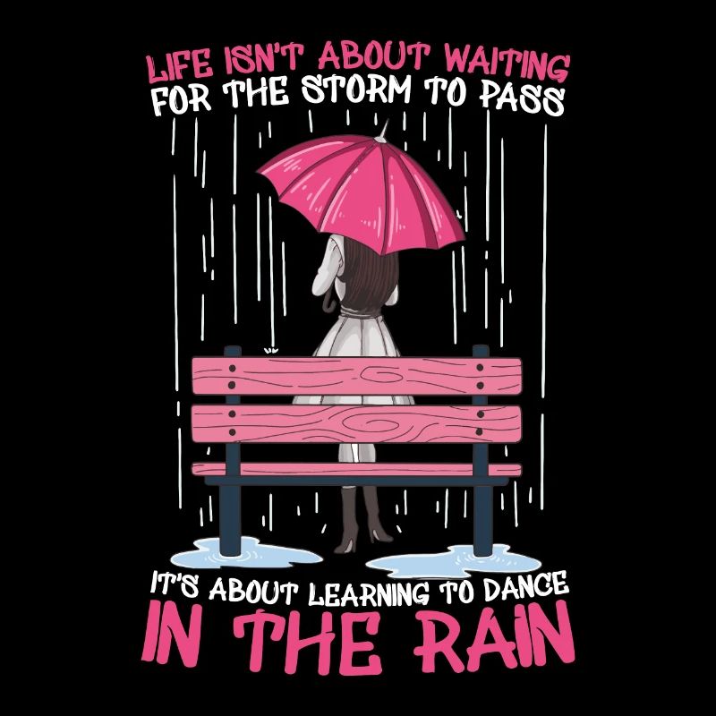 Learning To Dance In The Rain Regenschirm Sturm