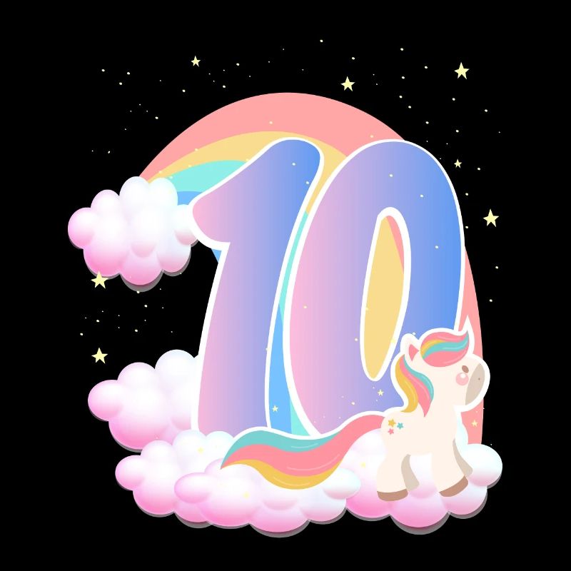 10 Licorne Rainbow Clouds Little Pony 10.