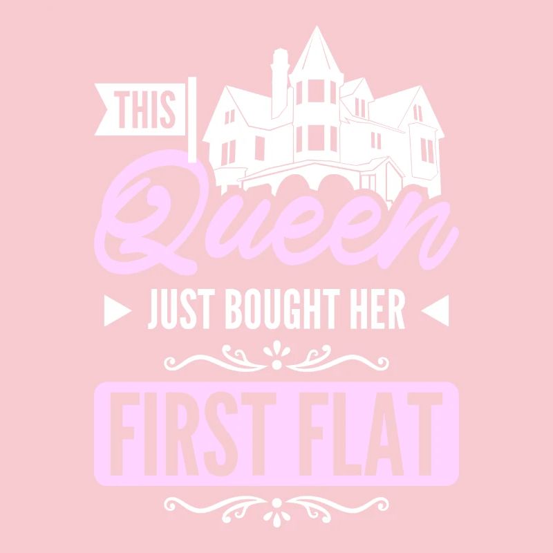 This queen just bought her first flat
