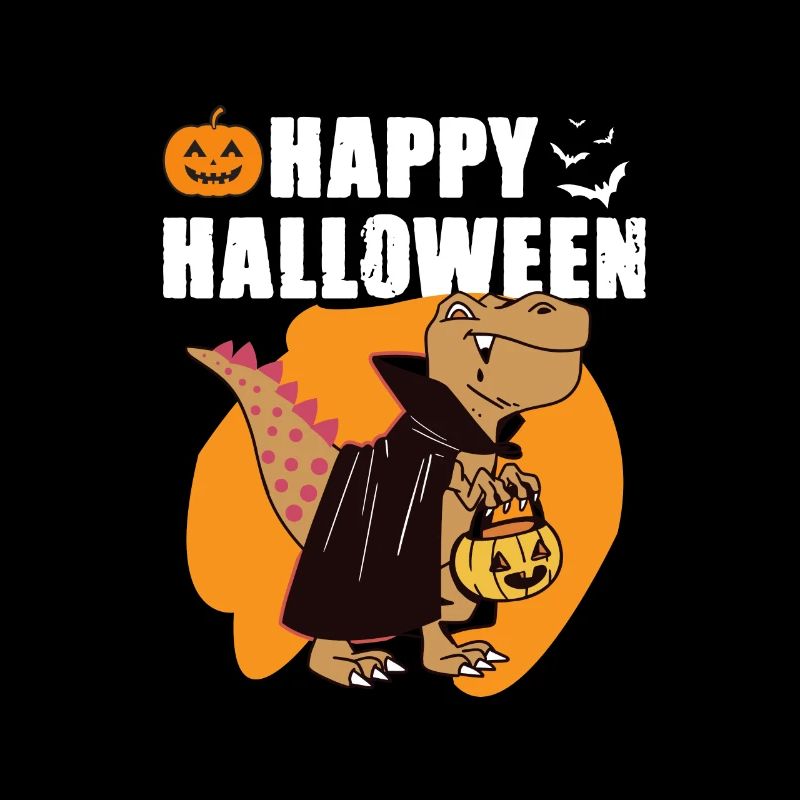 Drôle Halloween Vampire Dinosaur T-Rex Design