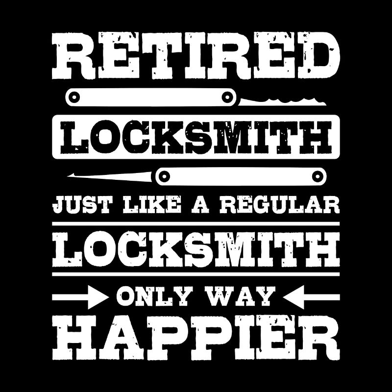 Happy retired locksmith