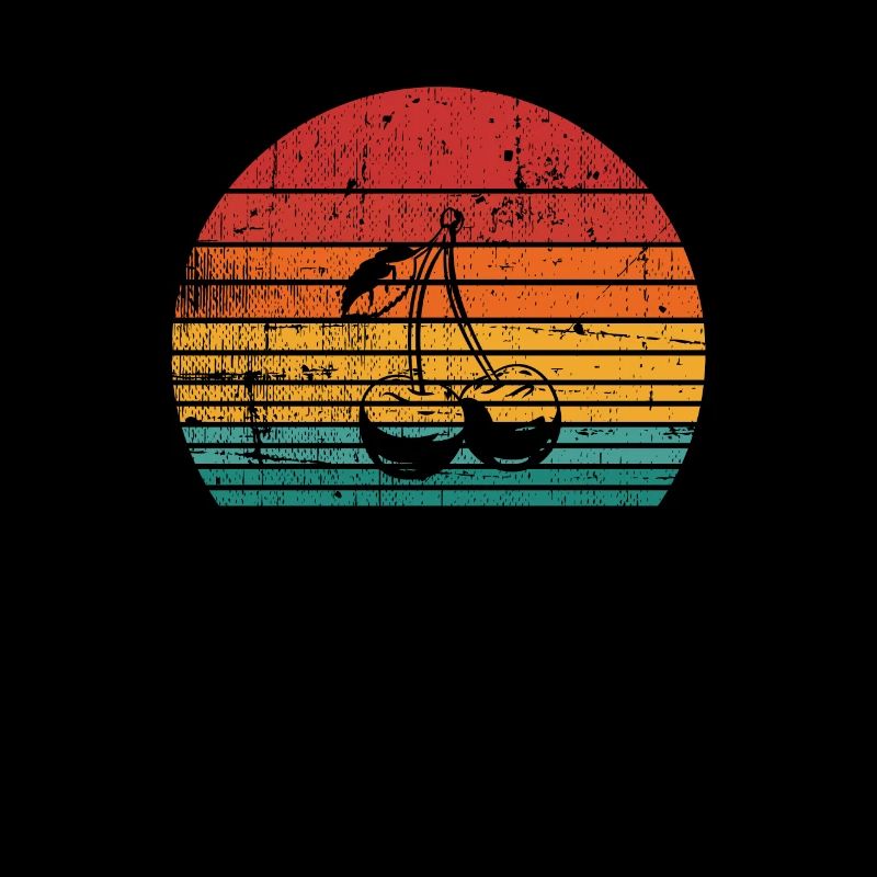 Cherry Fruit Lover Retro Healthy Gift idea