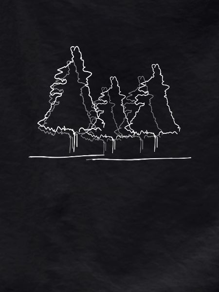 Tree Forest Lineart