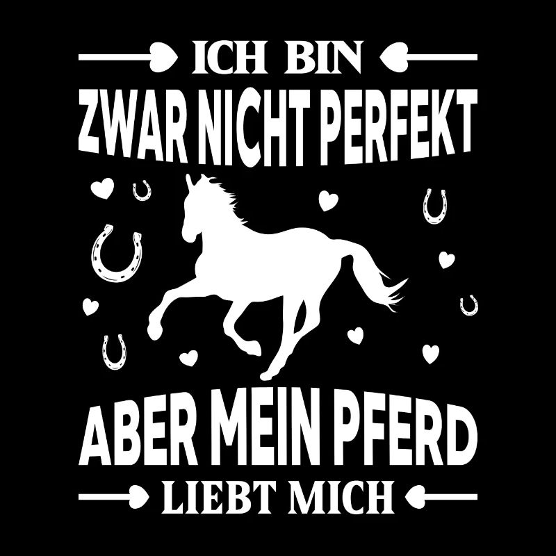 ich bin zwar nicht perfekt aber mein Pferd