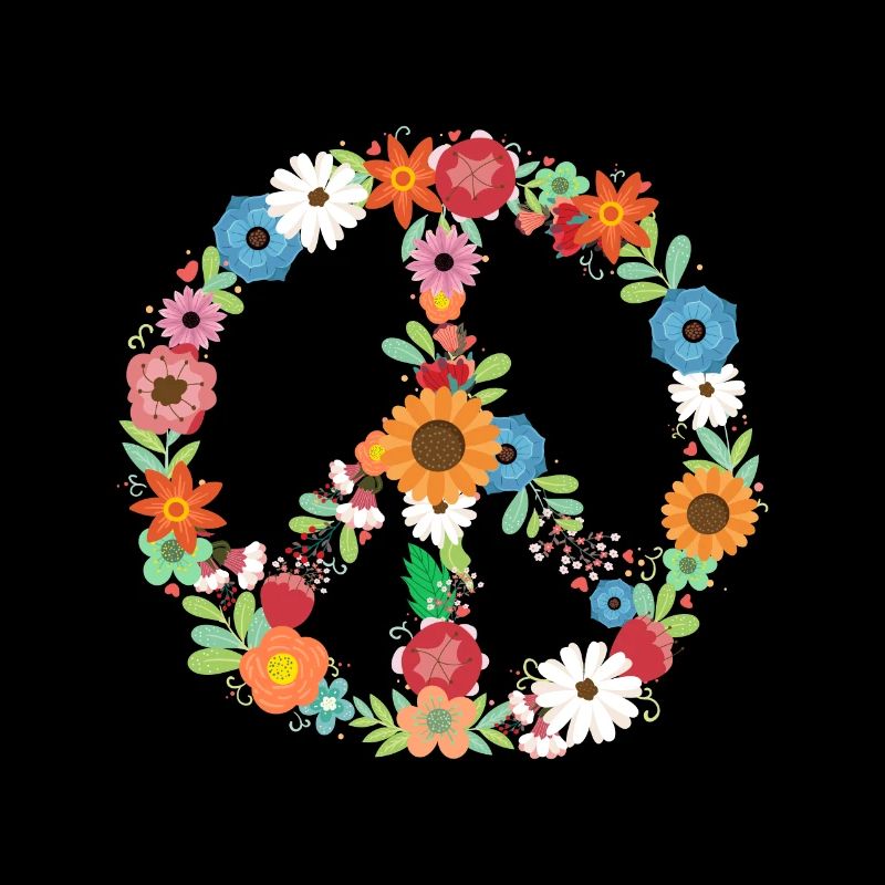 Blumenstrauß Friedenszeichen Botanischer