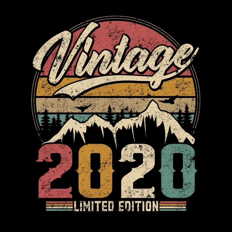 Vintage 2020 Limited Edition Geburtstagsgeschenk