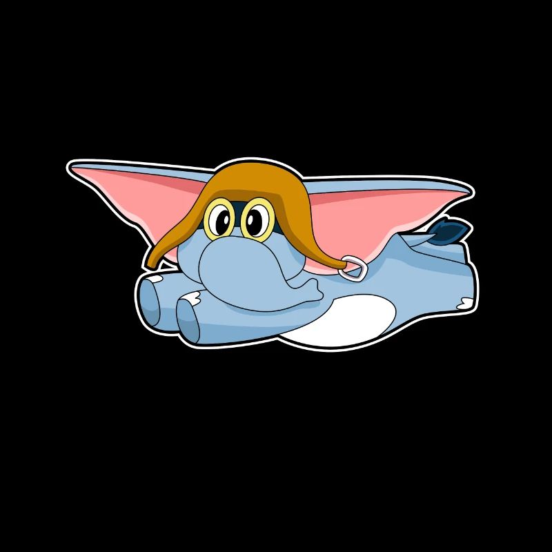 Elephant Pilot Pilot Cap