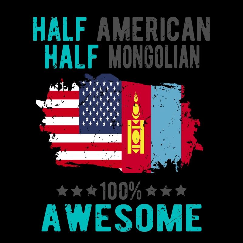 Halb Amerikaner Halb Mongole