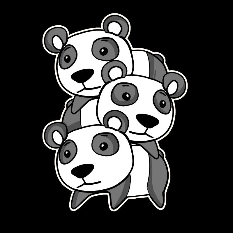 Cute pandas