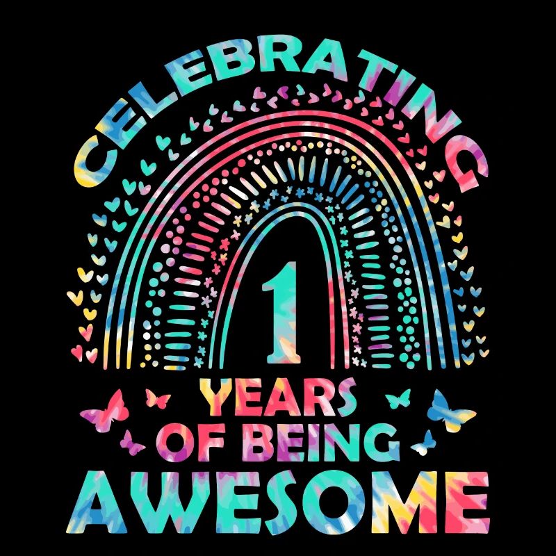 Feiern 1 Jahr Des Seins Awesome Geburtstag