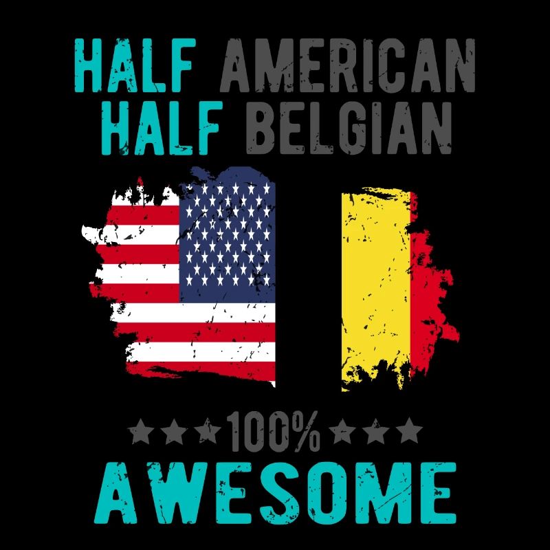 Half American Half Belgian