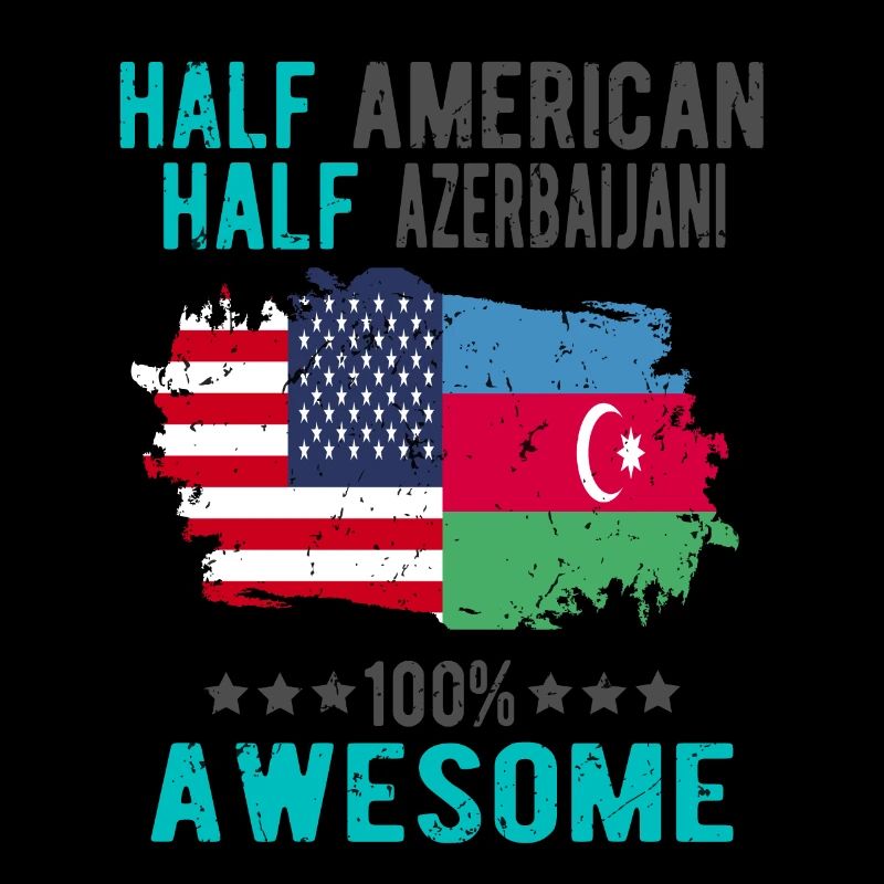 Half American Half Azerbaijani