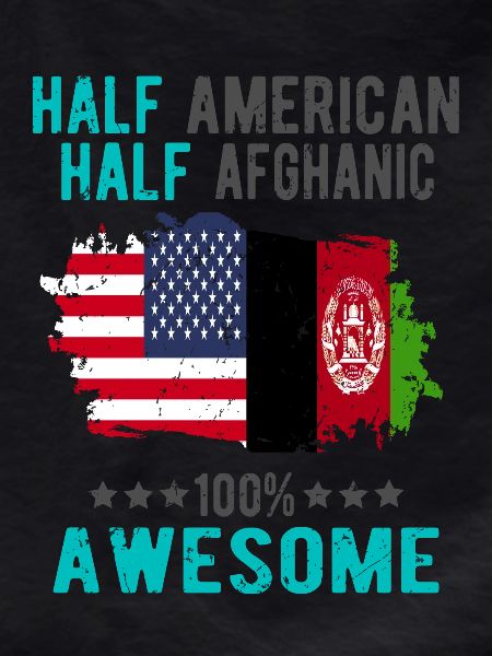 Half American, half Afghan