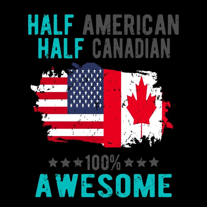 Mi-Américain, mi-Canadien