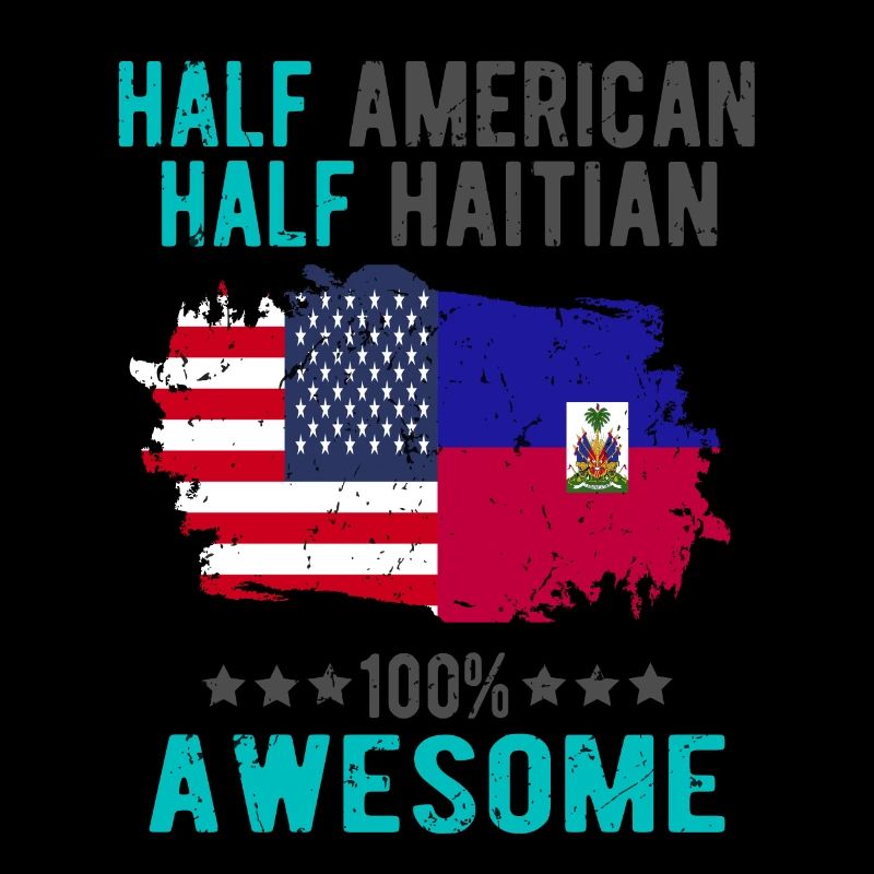 Half American Half Haitian