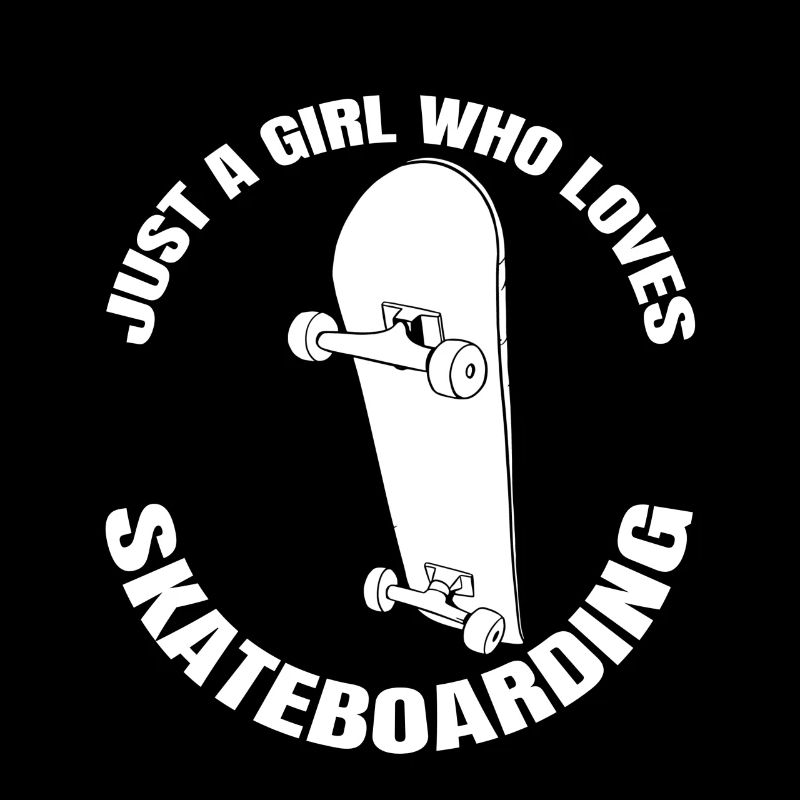 Skateboard Mädchen Longboard Skater Skateboarding
