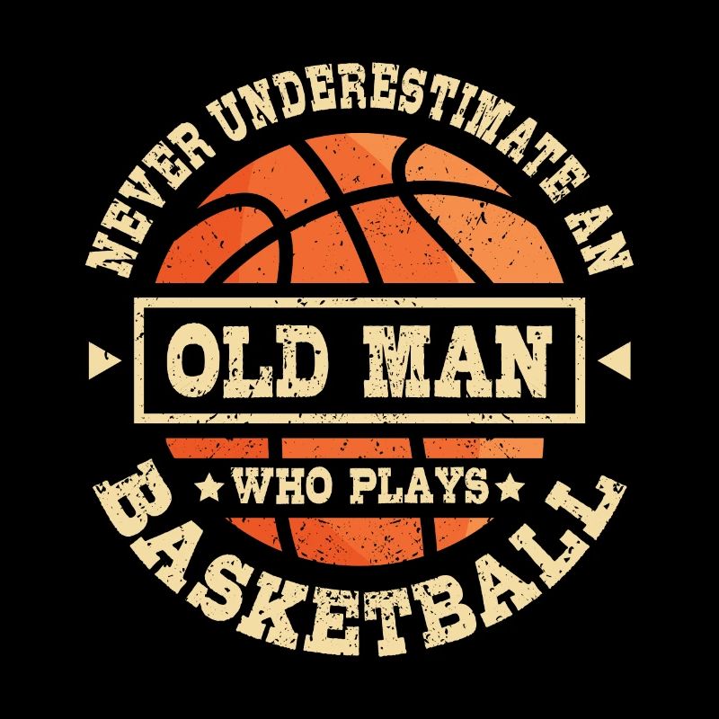 Old man who plays basketball