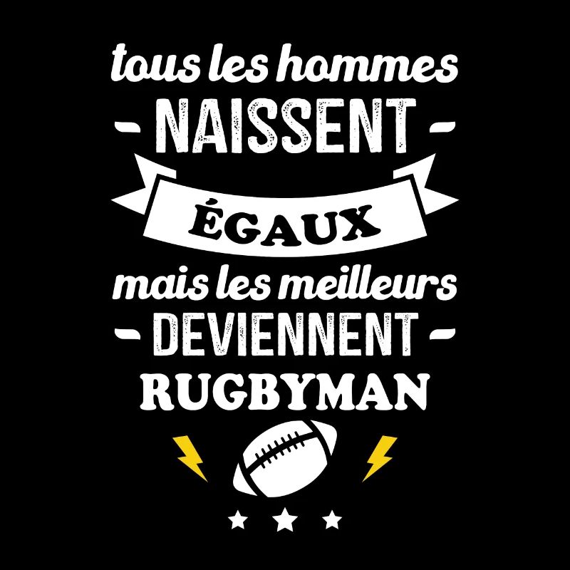 Hommes égaux meilleurs deviennent rugbymen